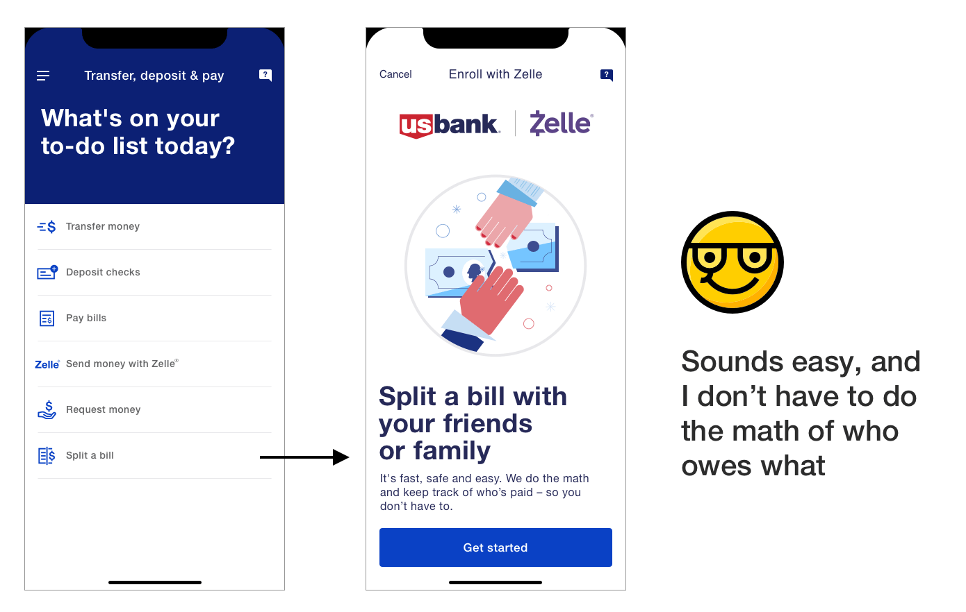 New Flow and Design - Split a Bill Registration